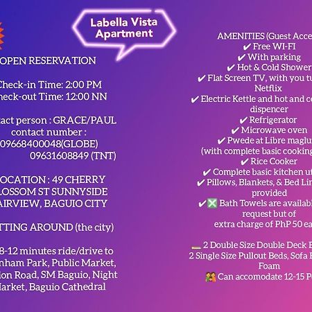 Labella Vista Apartment باغيو المظهر الخارجي الصورة